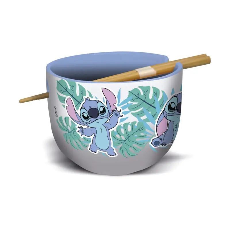 Lilo & Stitch ramen bowl with Stitch Aloha chopsticks Veilige Betaling