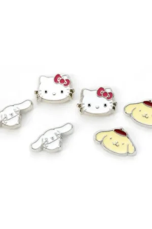 HELLO KITTY & Friends - Set of 3 Pairs of Stud Earrings Veilige Betaling