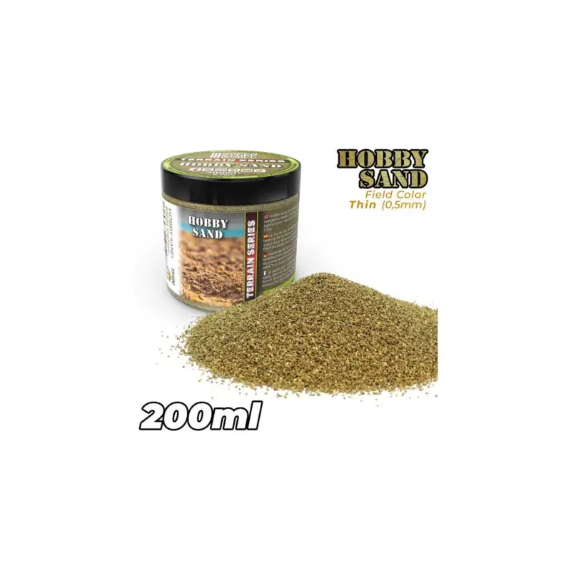 Speciale Aanbieding Thin hobby sand - field sand 200ml
