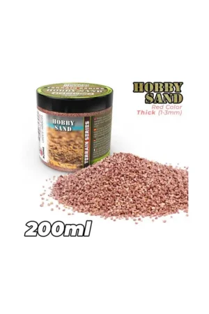 Beste Prijs Thick hobby sand - red 200ml