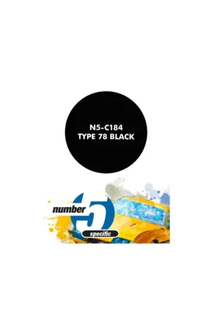 Type 78 black - 30ml Acrylverf Exclusieve Aanbieding