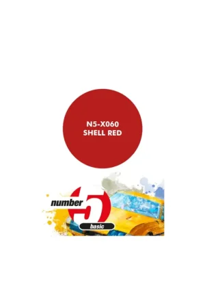 Beperkte Voorraad Shell red - 30ml Acrylverf