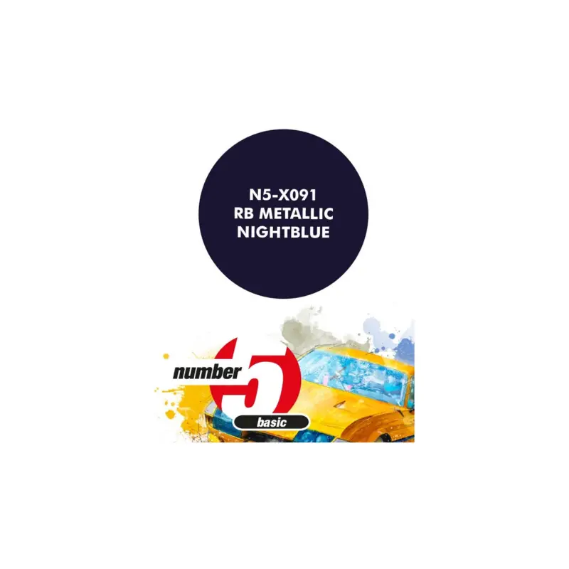 Actieprijs Rb metallic night blue - 30ml Acrylverf