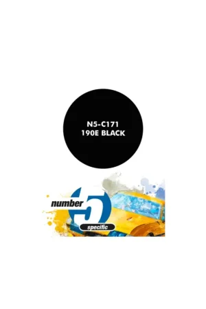 Mercedes benz 190e black - 30ml Acrylverf Betrouwbaar