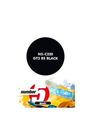 Gt3 rs black - 30 ml Acrylverf Beperkte Voorraad