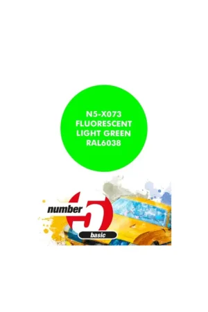 Fluorescent light green ral 6038 - 30ml Acrylverf Exclusieve Aanbieding