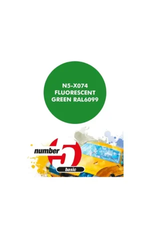 Fluorescent green ral 6099 - 30ml Acrylverf Bestseller