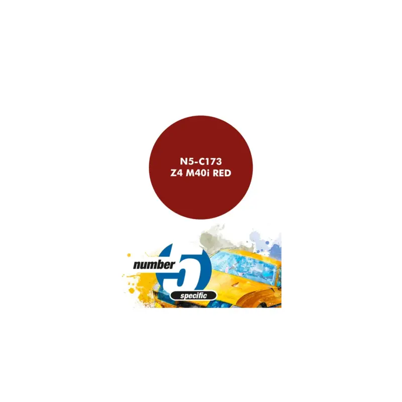 Koop Online Bmw z4 m40i red - 30ml Acrylverf
