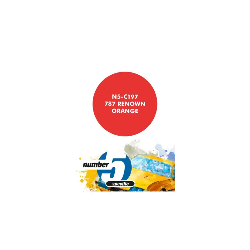 Meest Verkocht 787 renown orange - 30ml Acrylverf
