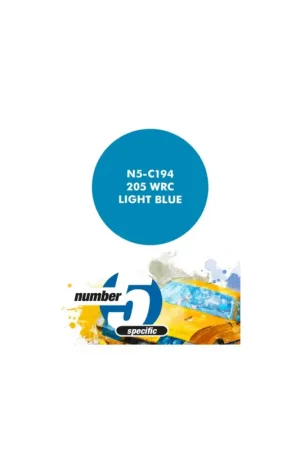 205 wrc light blue - 30ml Acrylverf Hoge Kwaliteit