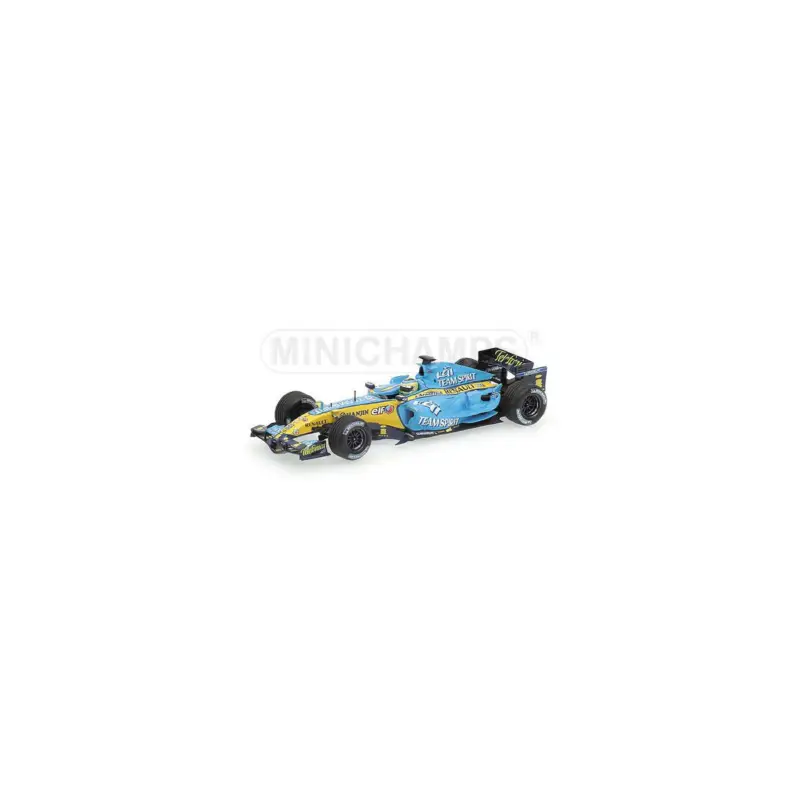 Merkproduct Renault r26 fisichella Miniatuur