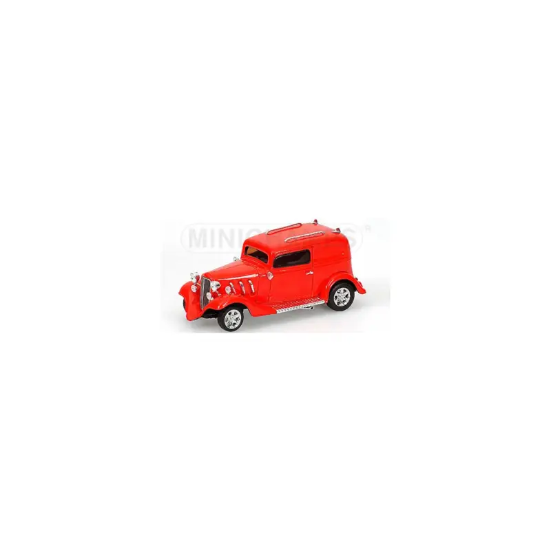 American hot rod red Miniatuur Dagaanbieding