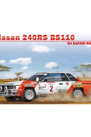 Nissan 240rs bs110 '84 safari rally Schaalmodel Fabrieksprijs