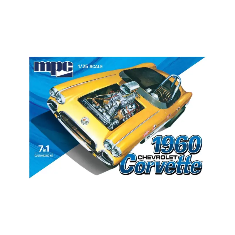 Chevy corvette 7-in-1 1960 Schaalmodel Fabrieksprijs