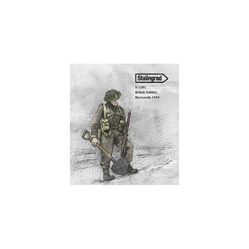 British soldier, normandy 1944 Figuren Beperkt Aanbod
