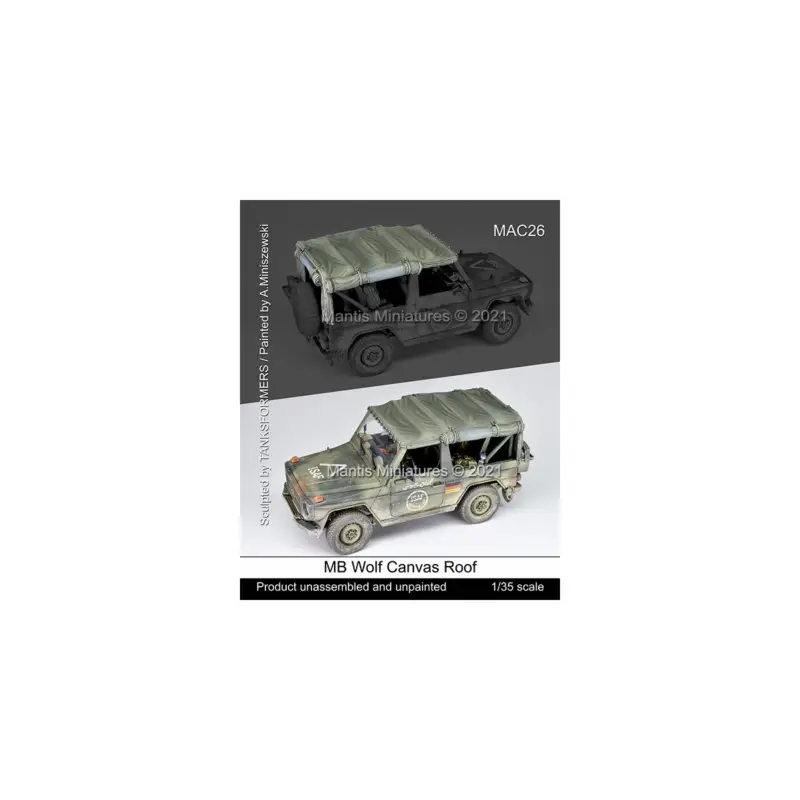 Mb wolf canvas roof Figuren Koop Vandaag