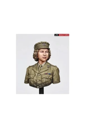 Princess elizabeth, 2nd subaltern in ats, 1945 Figuren Laatste Versie
