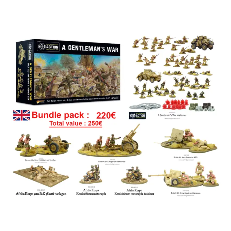 Bundle gentleman's war english version big pack Figuur spellet Aanbieding