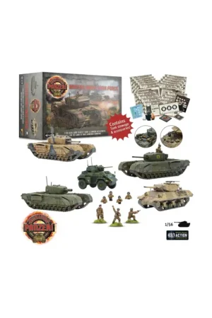 Achtung panzer ! british army tank force Figuur spellet Op = Op