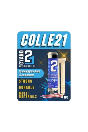 Colle 21 cyano two-component syringe professional precision adhesive Direct Verzonden