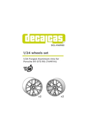 Shop Nu Wheels set forged aluminium rims for porsche 911 gt3 rs (tamiya)