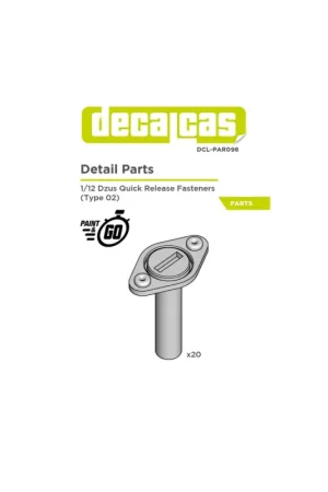 Dzus quick release fasteners (type 02) Beperkt Aanbod