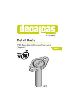 Dzus quick release fasteners (type 01) Beperkte Voorraad