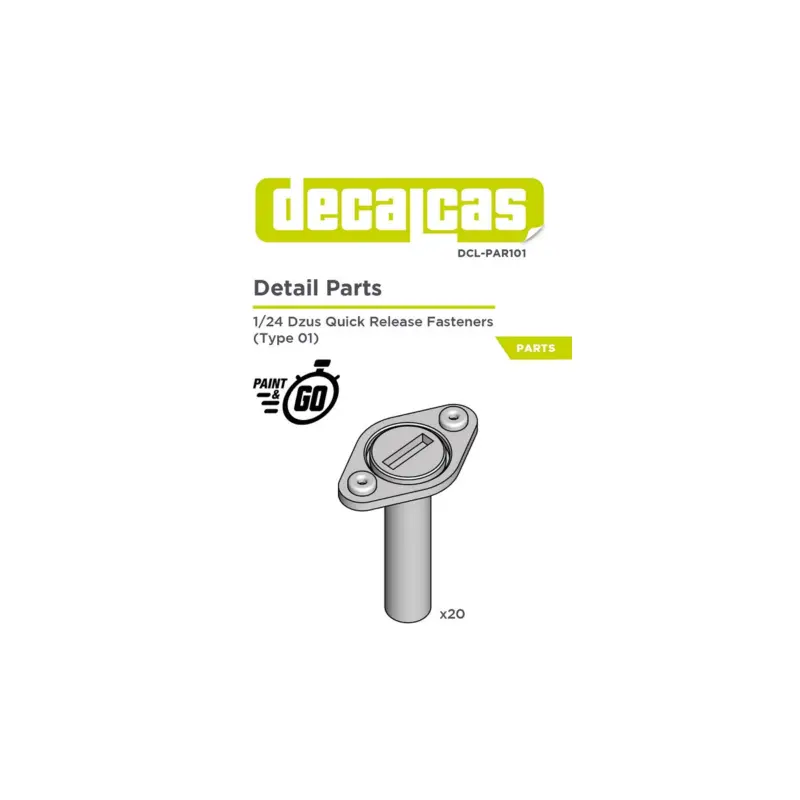 Dzus quick release fasteners (type 01) Beperkte Voorraad