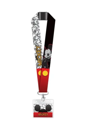 Mickey Mouse Deluxe Lanyard with Mickey Card Holder Veilige Betaling