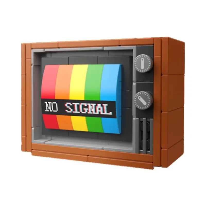 Uitverkoop POP SERIES - Construction Kit - 1970s Color Television - 132 pieces