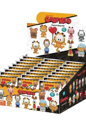 GARFIELD - Series 1 - 3D Foam Bag Clip (Display 24 Pcs) Betrouwbaar