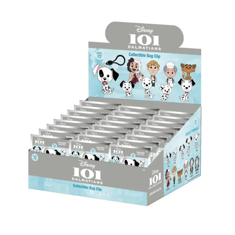 101 DALMATIANS - Series 72 - 3D Foam Bag Clip (Display 24 Pcs) Betaalbaar