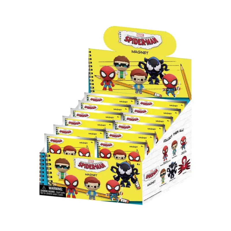Spider-Man Blind Pack Magnets Display (12) Shop Nu
