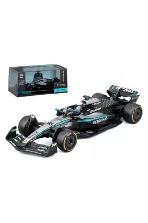 Mercedes gp f1 w16 team amg petronas motorsport 63 george russell 2025 (premium packaging with helmet) Koopje