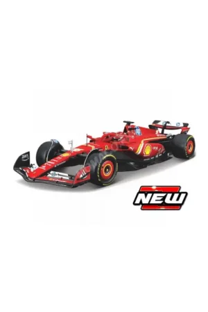 Ferrari f1 sf-24 team scuderia ferrari 16 charles leclerc 2024 (premium packaging with helmet) Populair