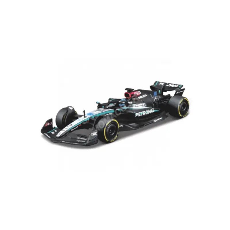 Op = Op Mercedes gp f1 w15 eq performance team amg petronas motorsport 63 george russell 2024 (premium packaging with helmet)