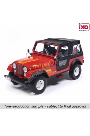 Tijdelijk Beschikbaar Jeep renegade 1983 red "sebring red" Miniatuur