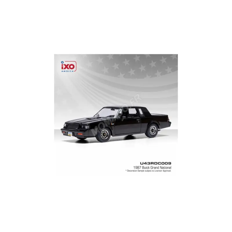 Must-Have Buick grand national 1987 black Miniatuur