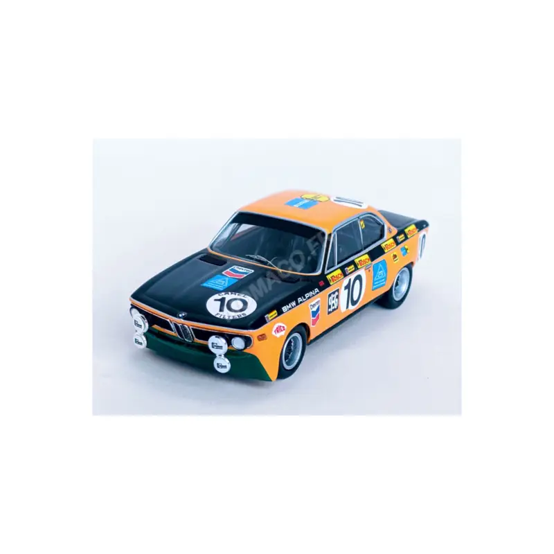 Betrouwbaar Bmw 2800 cs 10 niki lauda/gerard larrousse 24h spa francorchamps 1971 Miniatuur