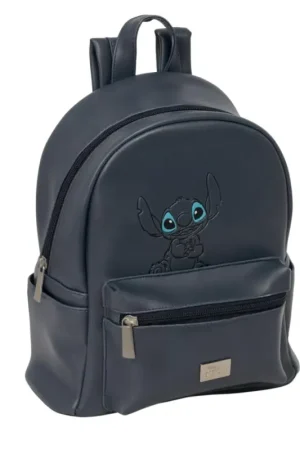 STITCH - Dark Blue - PU Backpack '28x24x12cm' Voordeelprijs