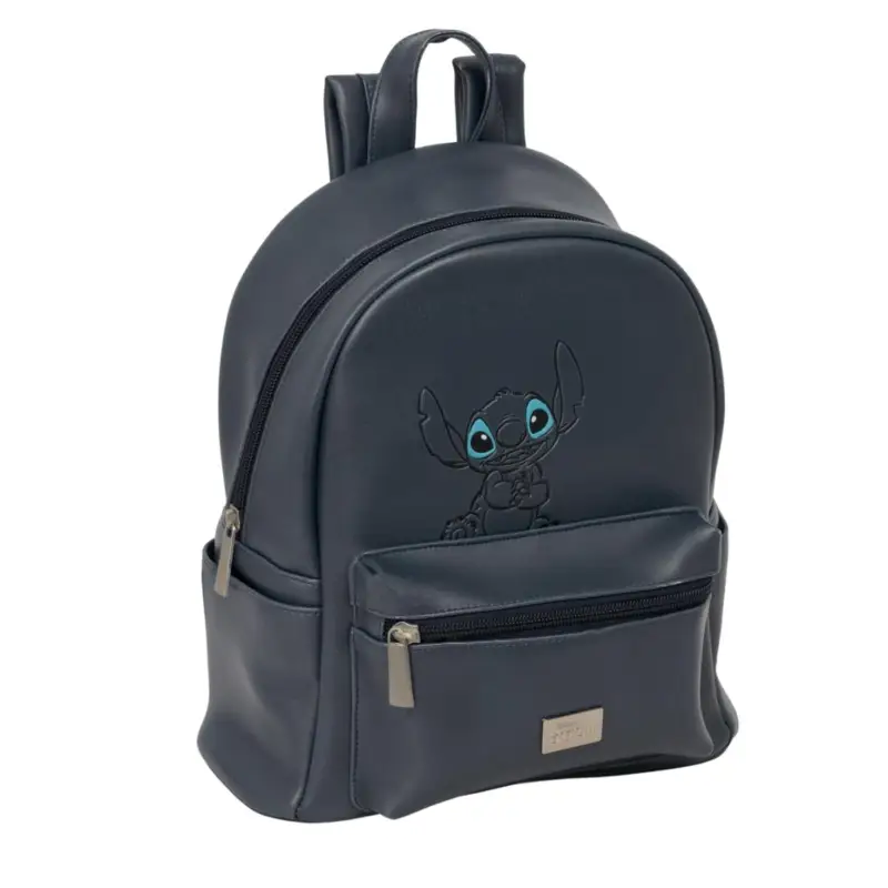 STITCH - Dark Blue - PU Backpack '28x24x12cm' Voordeelprijs