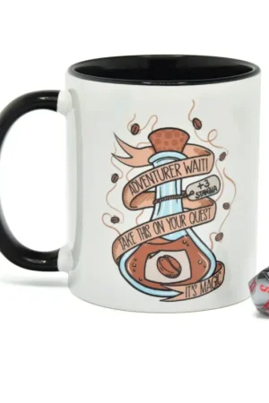 Glassstaff mug pack with D20 Coffee Potion dice Uitverkoop