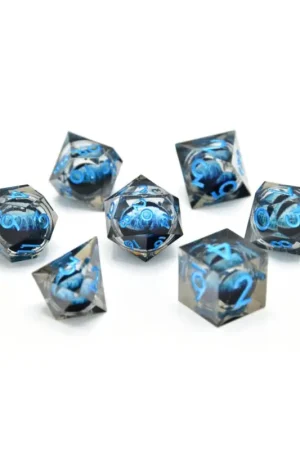 CritStones Water Dragon's Gaze Floating Eye Dice Pack (7) Seizoensaanbieding