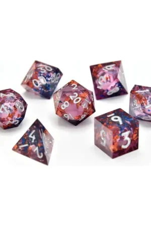 Express Levering CritStones Liquid Core Fey Mist Dice Pack (7)