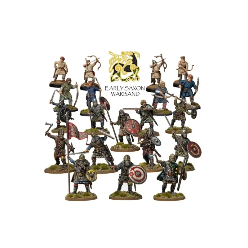 Premium Victix Miniatures - Early Saxon Warband Figuurtje