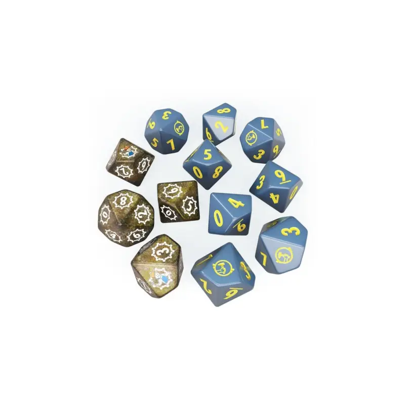 Favoriet Fallout Factions - Dice Sets - Wasteland Survivors