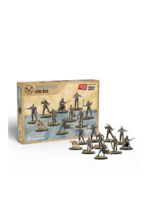 Fallout Wasteland Warfare - Wasteland Survivors Core Set (Plastic) Figuurtje Korting