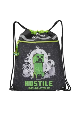 MINECRAFT - Hostile Behavior - Gym Bag Hete Deal