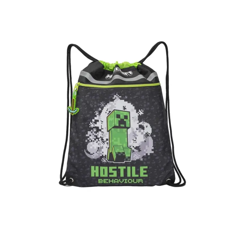 MINECRAFT - Hostile Behavior - Gym Bag Hete Deal