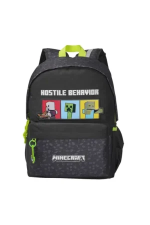 MINECRAFT - Hostil Behavior - Backpack '42.5x31x13.5cm' Rechtstreeks Van De Fabrikant